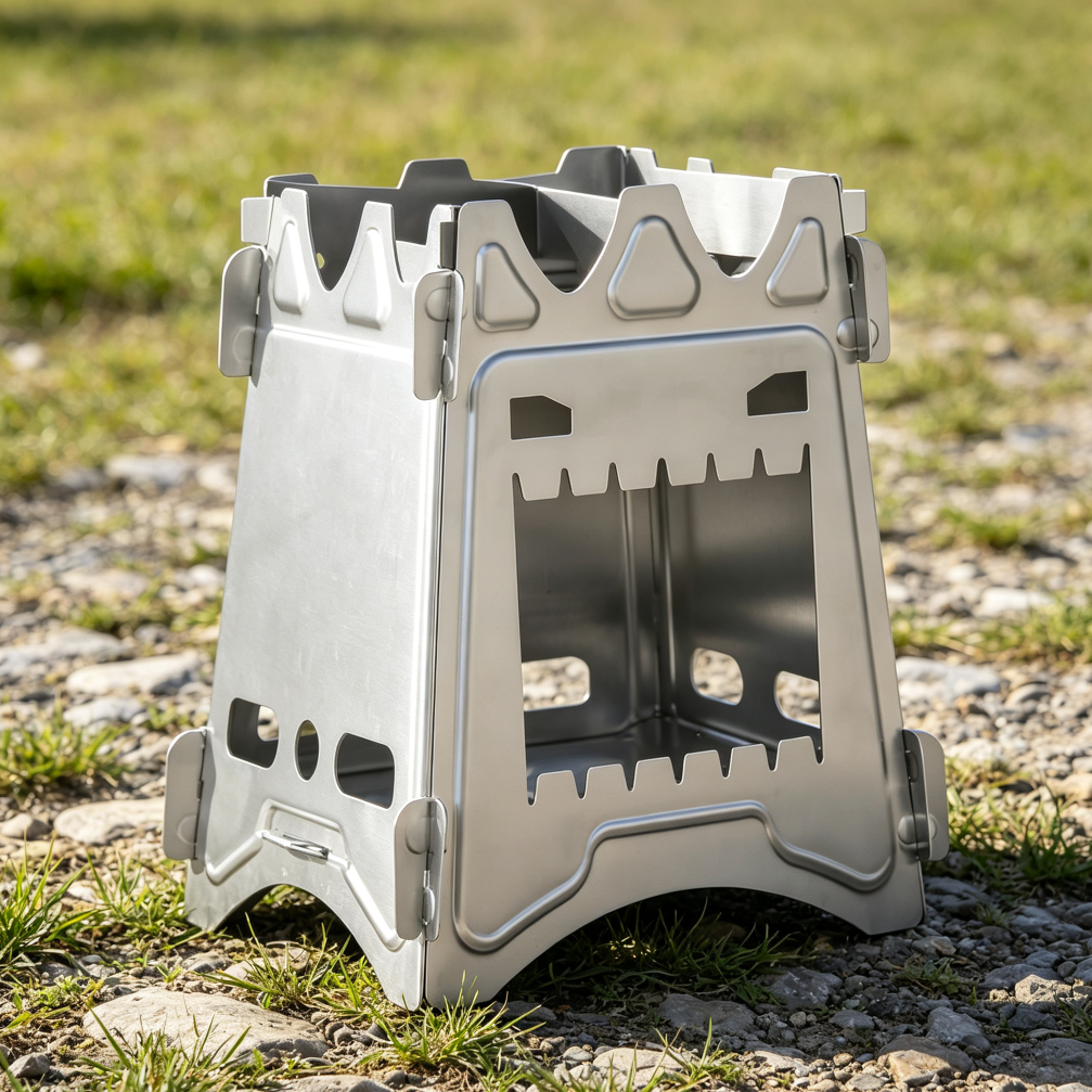 Lightweight Folding Portable Wood Stove