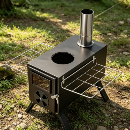 Lightweight Carbon Steel Hot Tent Stove
