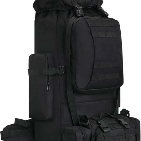 100L Military Camping Hiking Rucksack Daypack