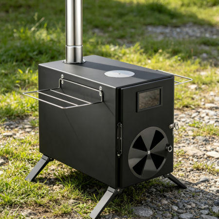 Multipurpose Wood Stove with 71" Chimney Pipe