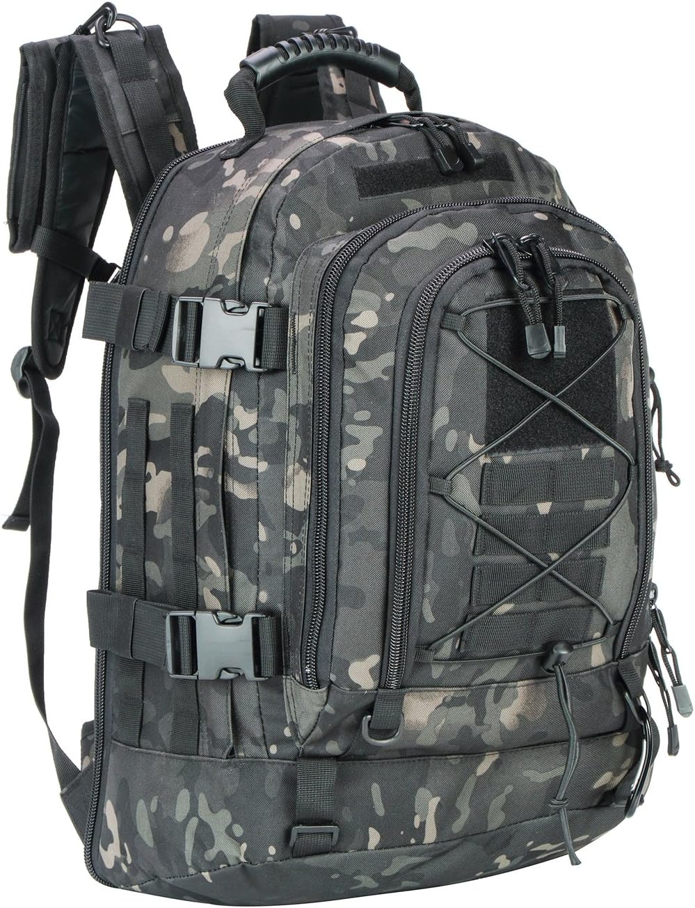Night Camo Large Tactical Backpack with DIY System