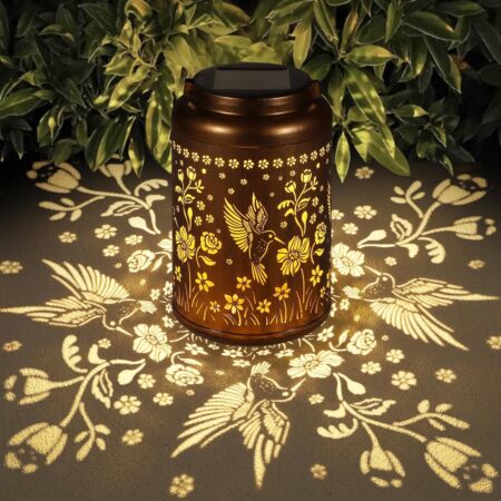 Hummingbird-Shaped Solar Lantern