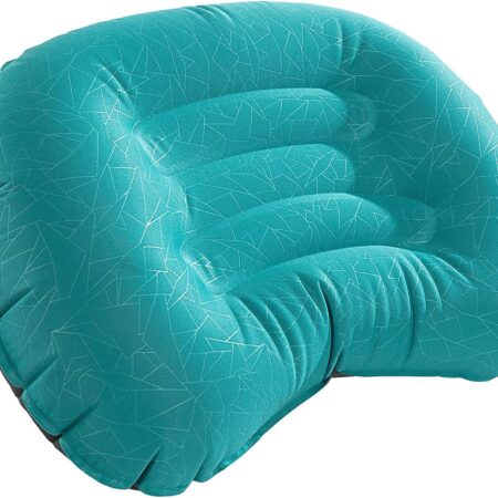 Beach Pillow Inflatable Camping Pillow Pool Pillow-Won’t Blow Away on Windy Beaches, Soft & Durable, Foldable and Portable, with Straps and Sandbag.(Blue, 17"x12.6"x4.7")